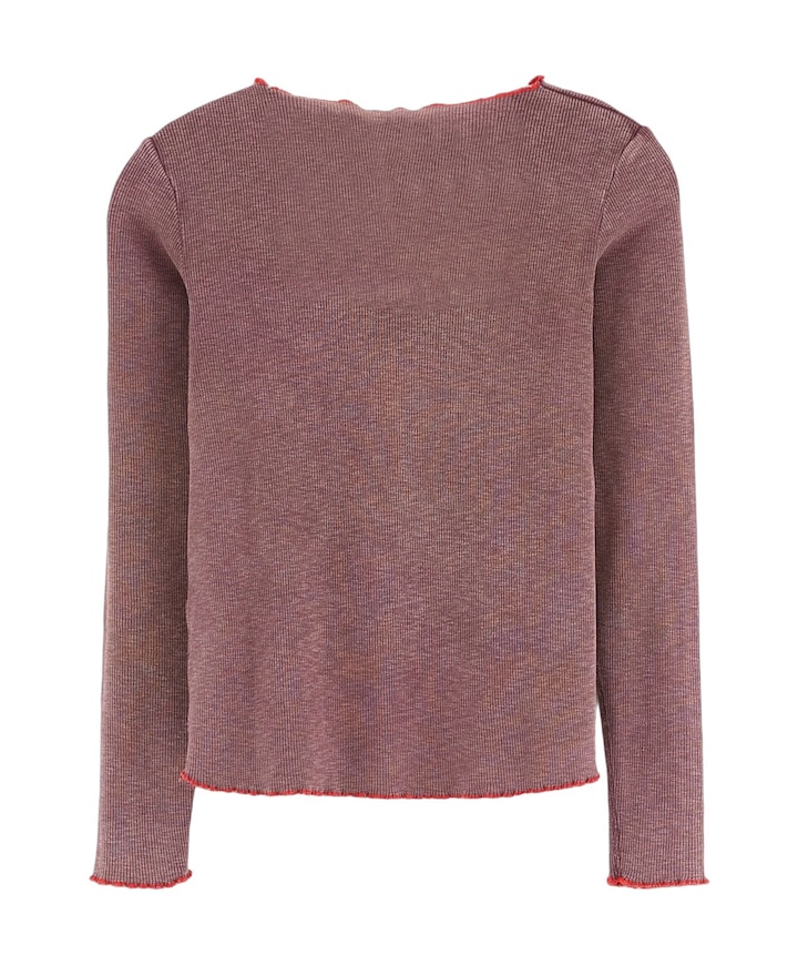 Meisjes longsleeve rood