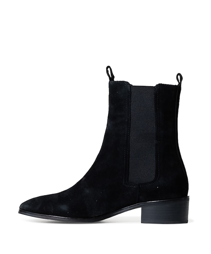 Berenice dames enkellaarzen zwart
