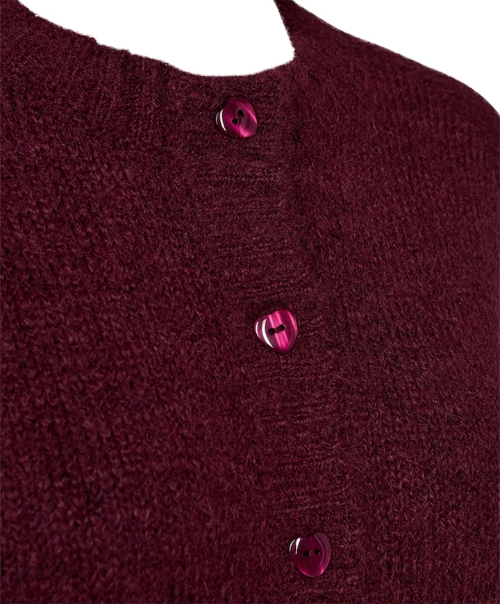 Dames vest bordeaux