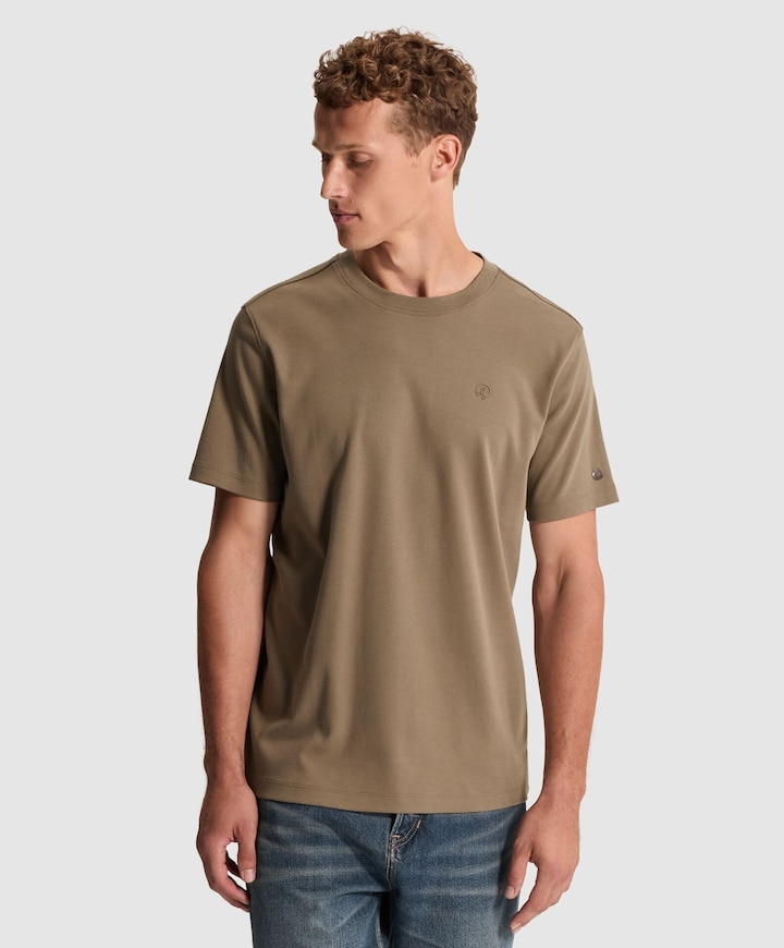 Heren T-shirt bruin