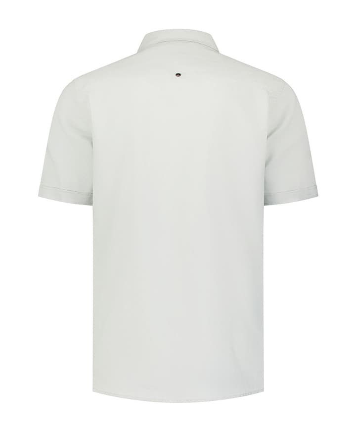 Heren overhemd korte mouw groen