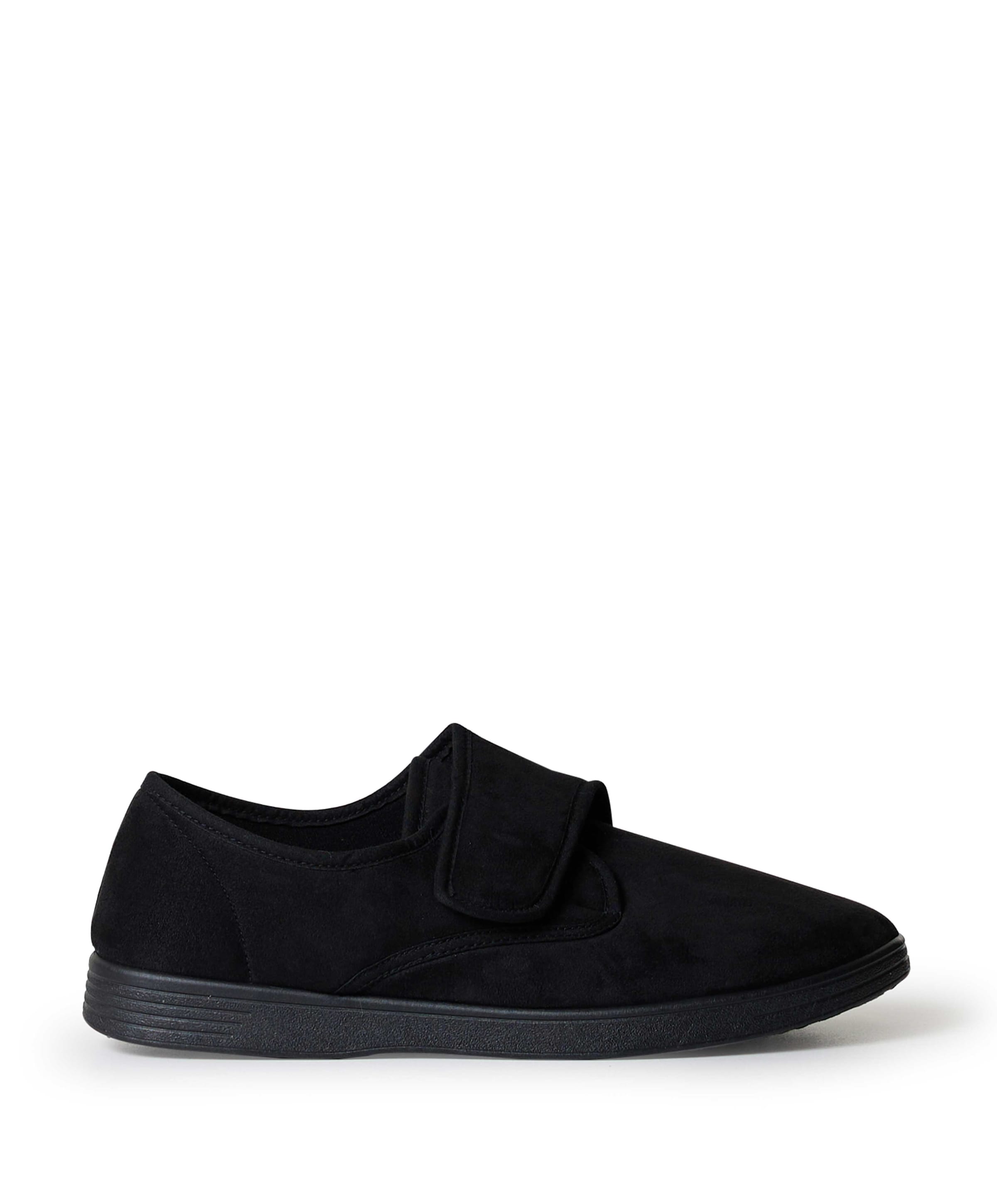 Neles stretch pantoffel heren pantoffels zwart