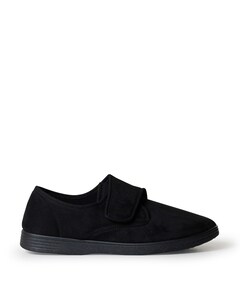 Neles stretch pantoffel heren pantoffels zwart