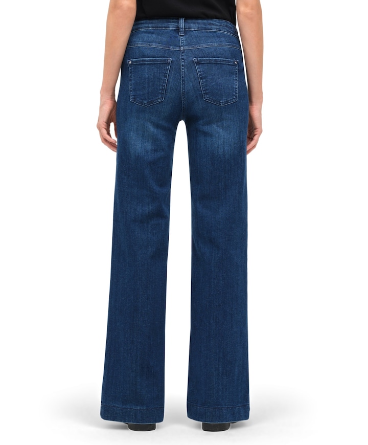 DREAM WIDE dames jeans blauw