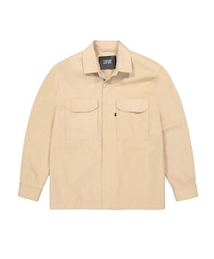 Heren overshirt beige