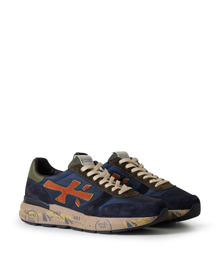 Mick heren sneakers blauw