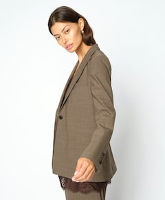 Dames blazer bruin