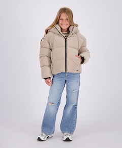 Meisjes jas beige