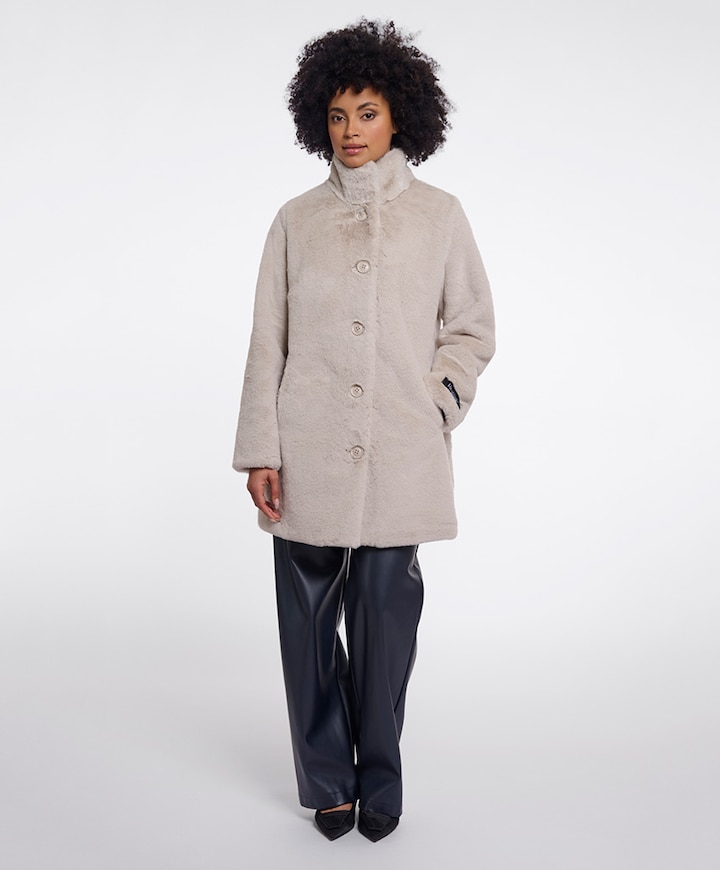 Dames jas beige
