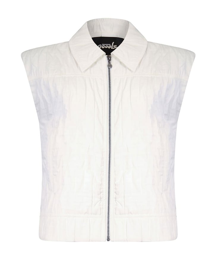 Dames bodywarmer wit