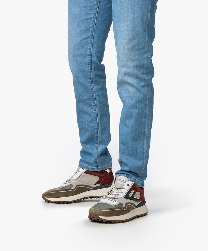 heren sneakers groen