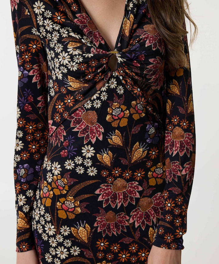 Dames jurk multicolor