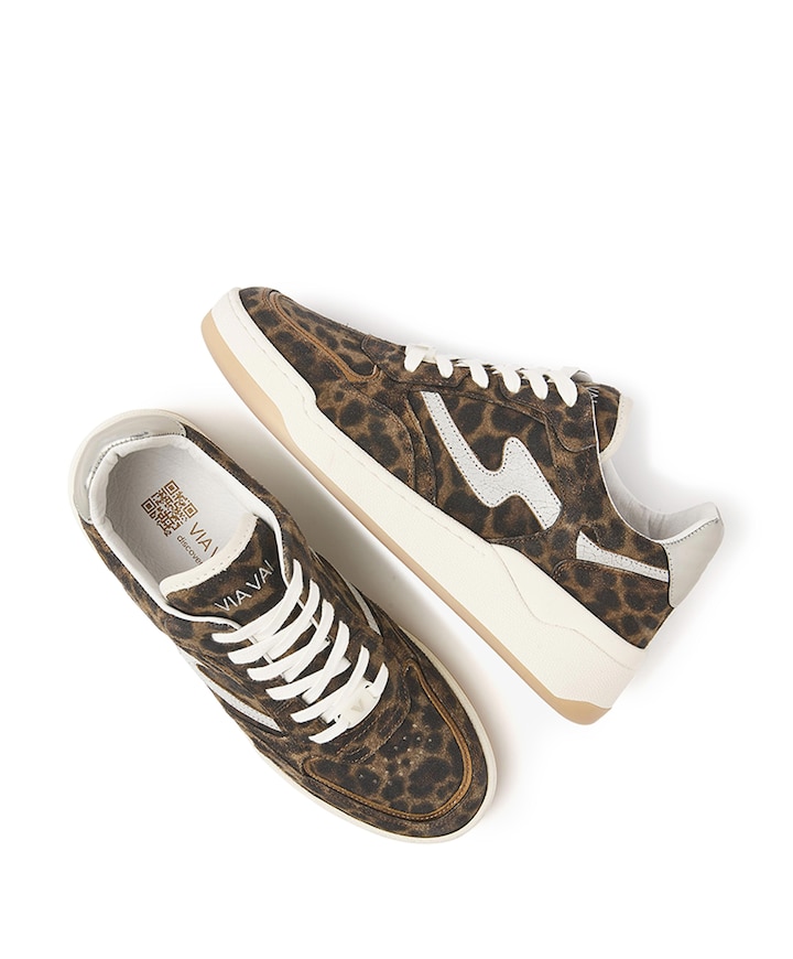 Sam Levi dames sneakers bruin