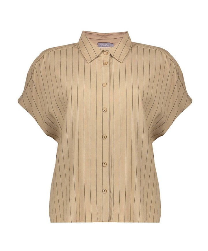 Dames blouse beige