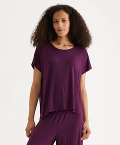 Dames pyjamatop paars