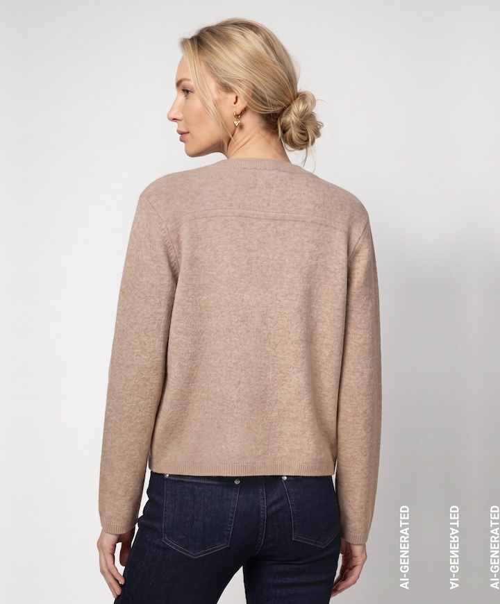 Dames blazer beige