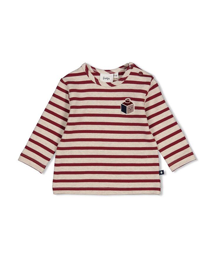 Jongens longsleeve bordeaux
