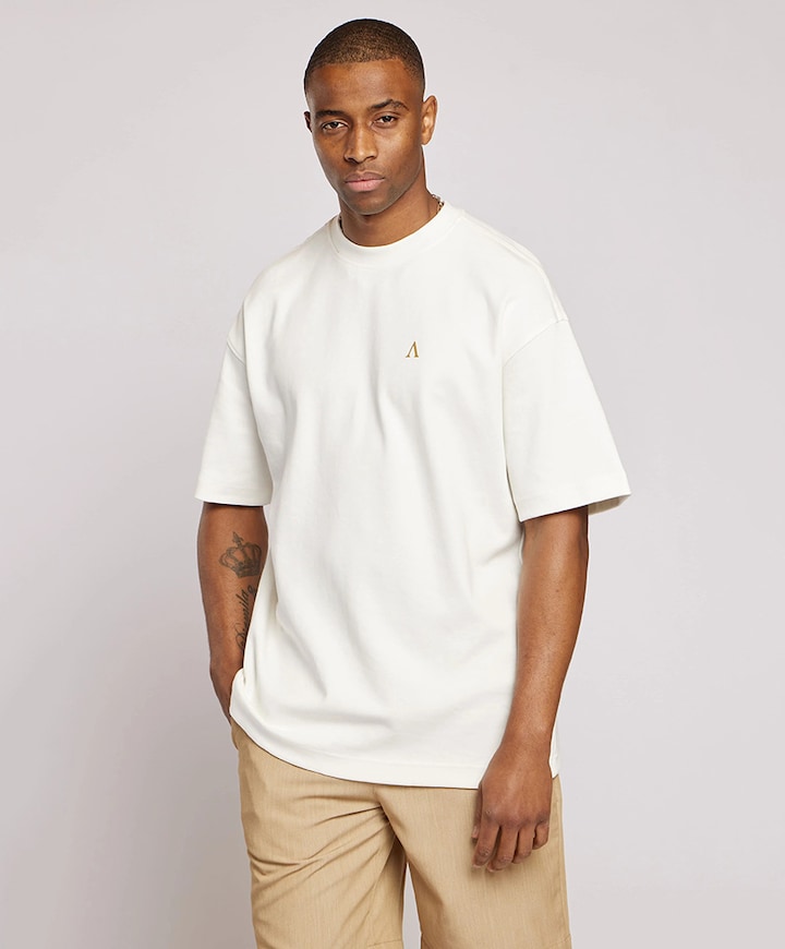 Heren T-shirt ecru