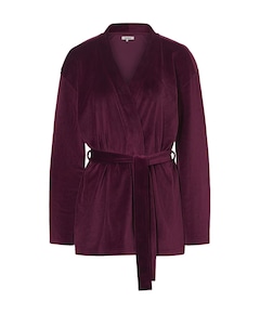 Dames ochtendjas bordeaux