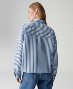 Dames blouse blauw