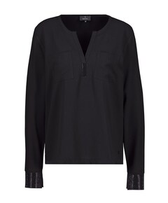 Dames longsleeve zwart