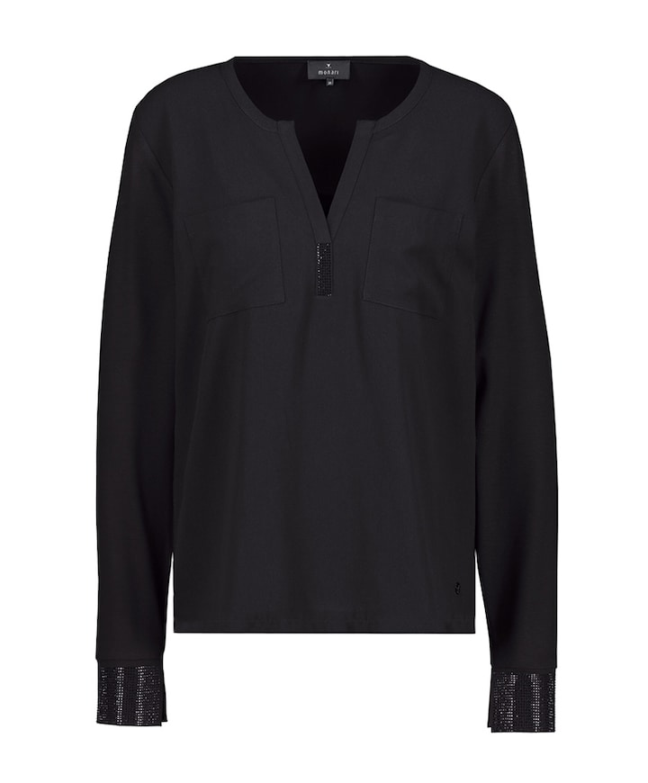 Dames longsleeve zwart