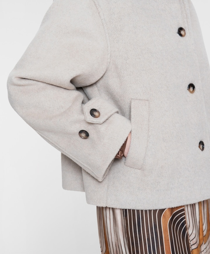 Dames gilet grijs
