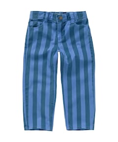 Straight Denim Strips Blue jongens broek blauw