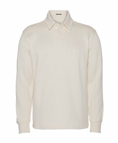 Heren polo ecru