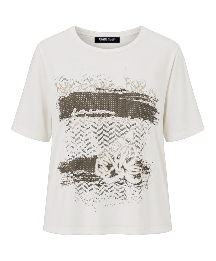 Dames T-shirt beige