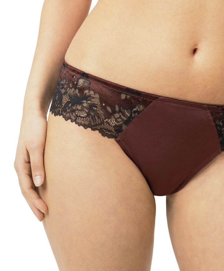 Dames string bordeaux