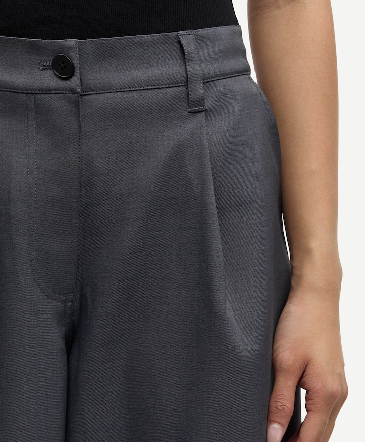 SAHARPER PLEAT 16178 dames broek grijs
