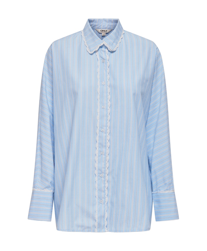 Dames blouse blauw