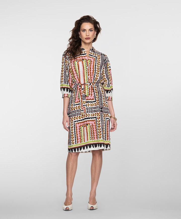 Dames jurk multicolor