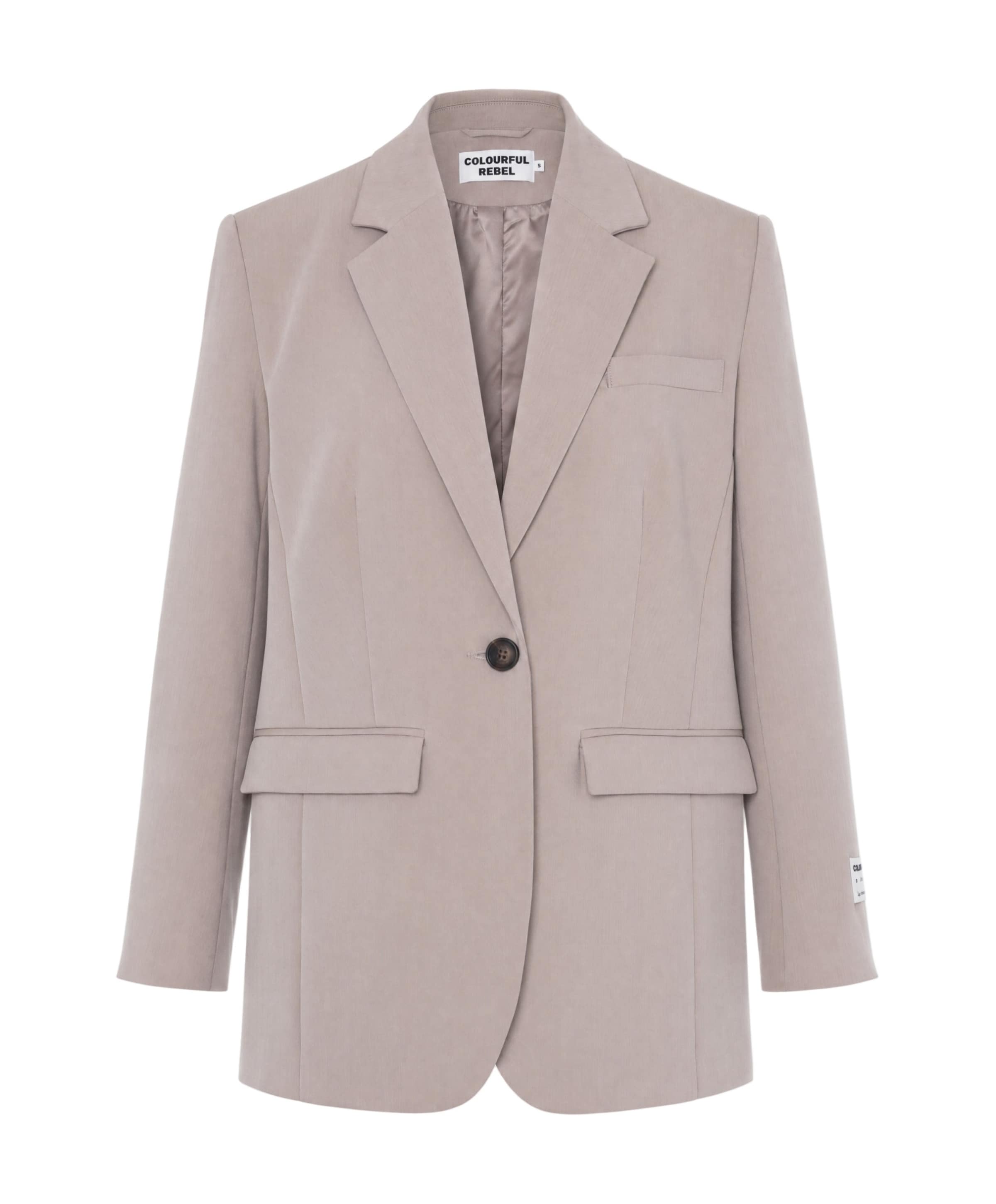 Dames blazer beige