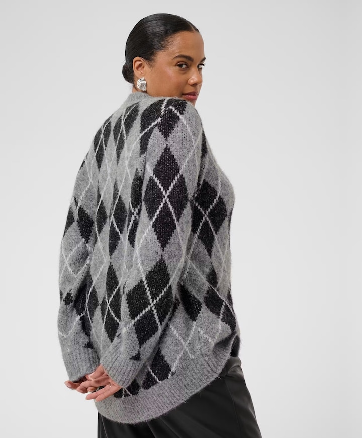 Dames vest grijs