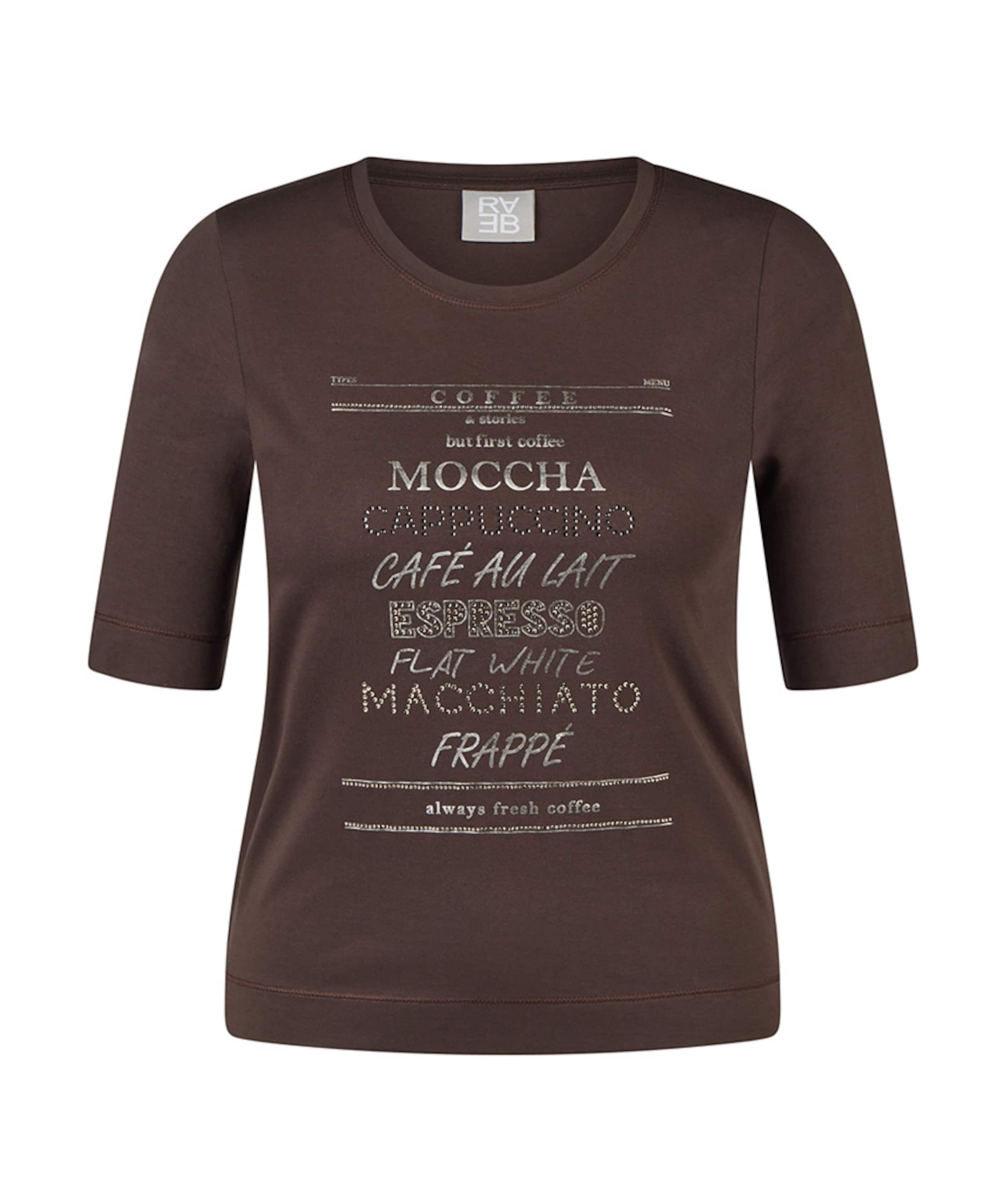 Dames T-shirt bruin