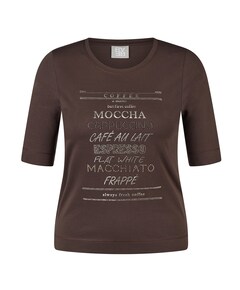 Dames T-shirt bruin