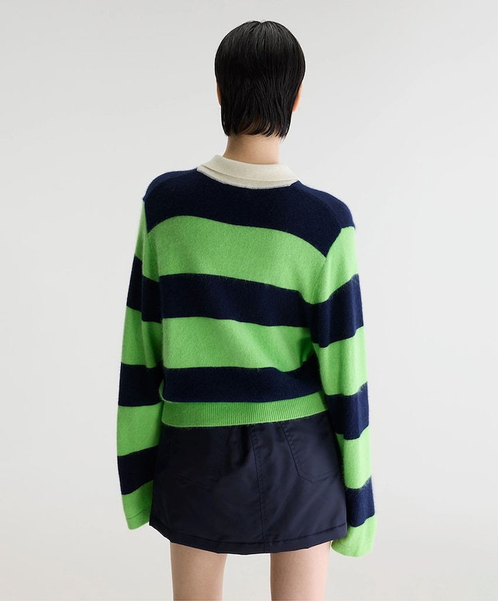 Dames polo blauw