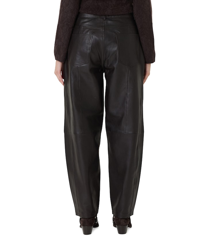 Fenne Leather dames broek bruin