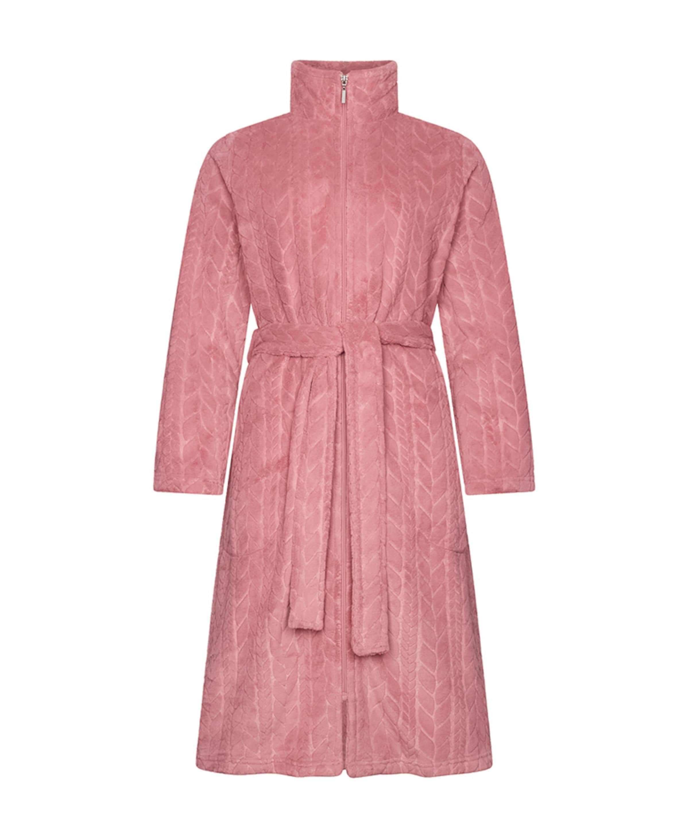 Dames ochtendjas roze