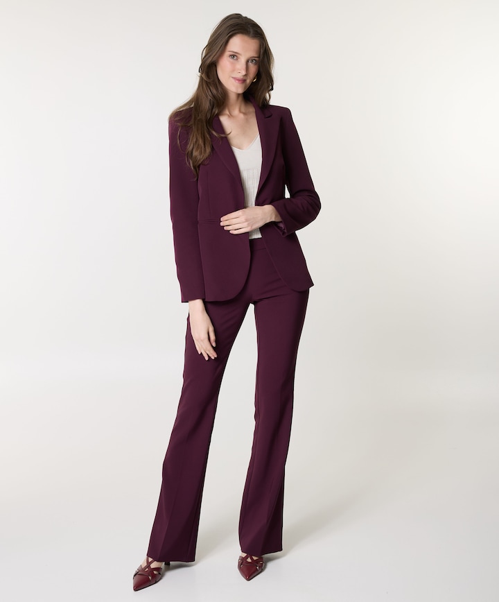 REWI 3.410.0001-B - dames broek bordeaux