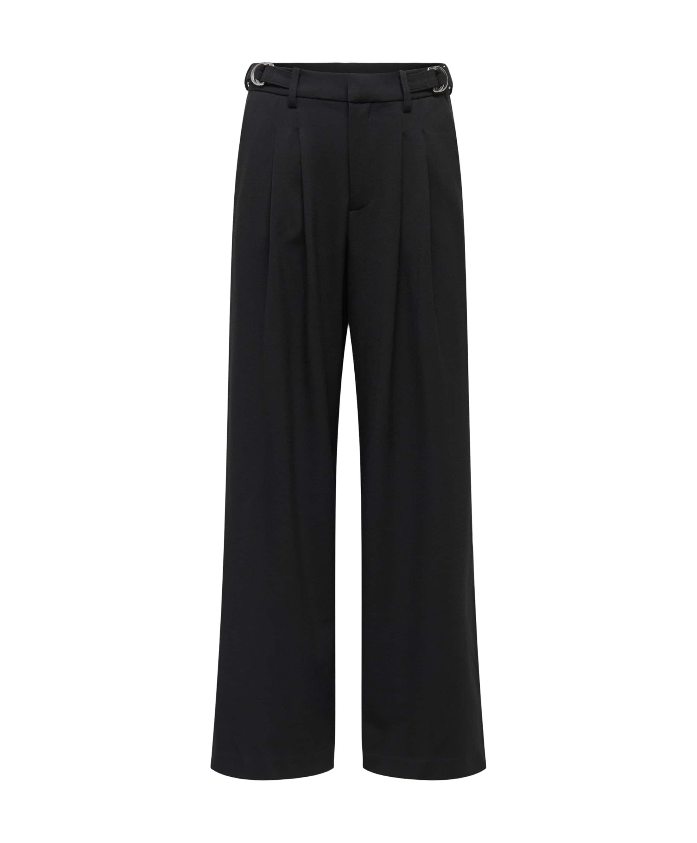 KOGMAVIS HW STRAP WIDE TLR meisjes broek zwart