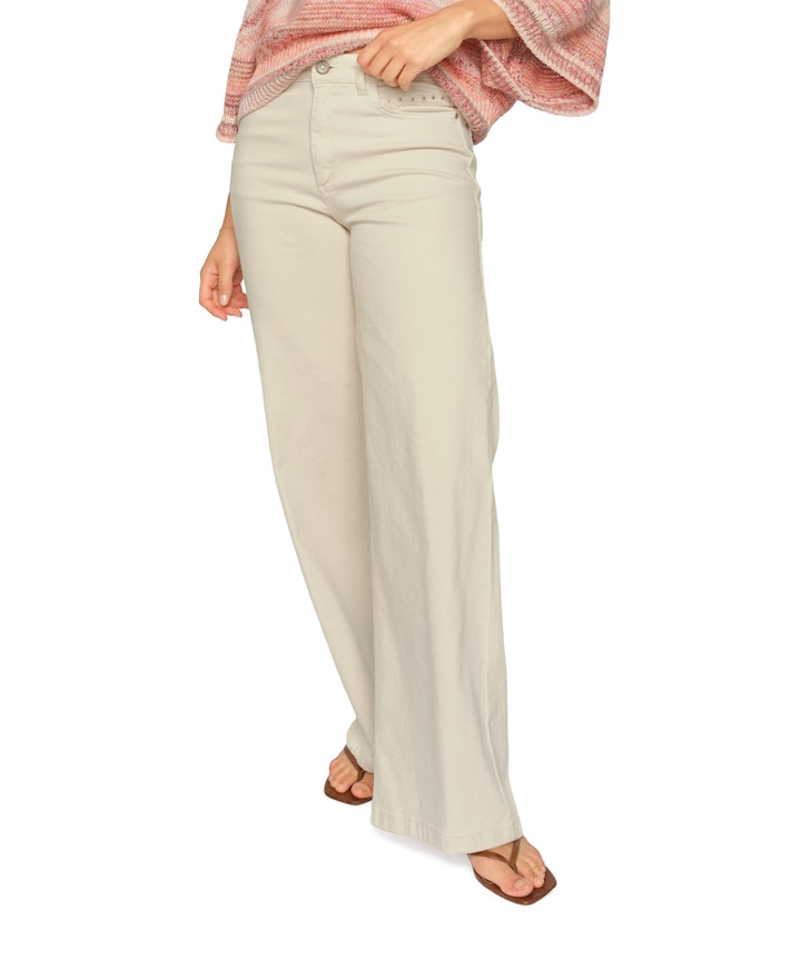 MMColette Fringe dames jeans beige