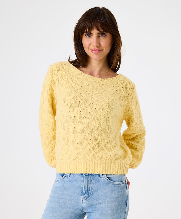Dames trui geel
