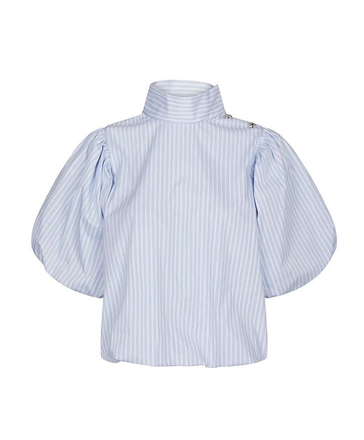 Dames blouse blauw