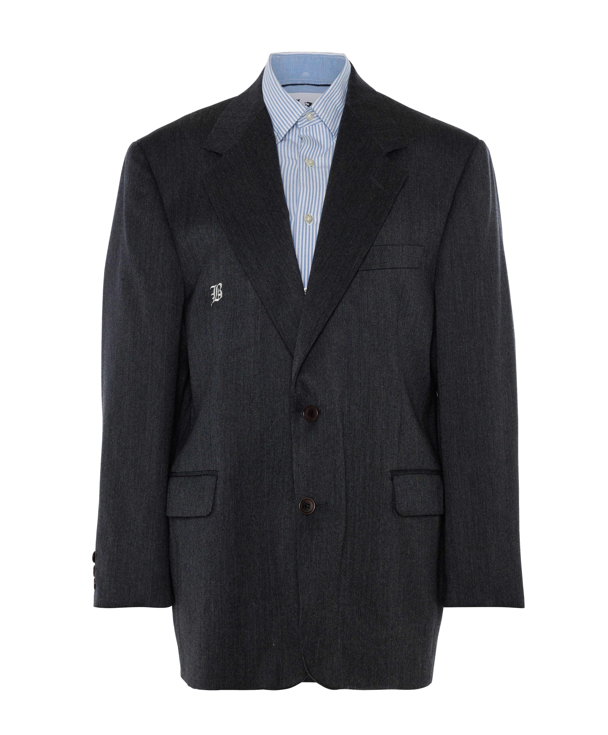 Dames blazer grijs