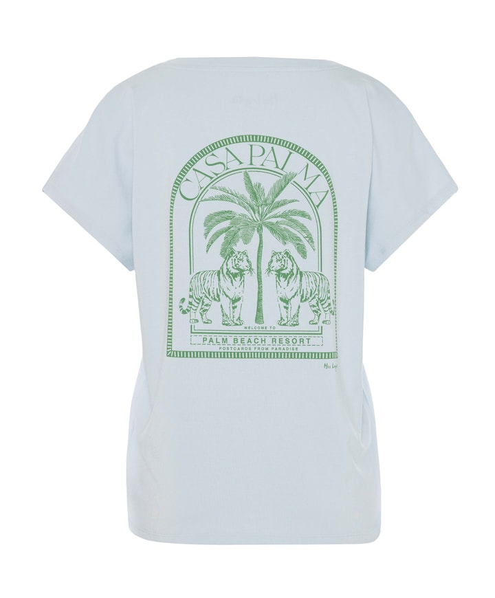 Dames T-shirt blauw