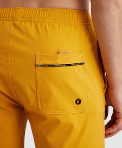 AIRFRAME SWIMSHORTS BIG LOGO PRINT heren zwembroek geel