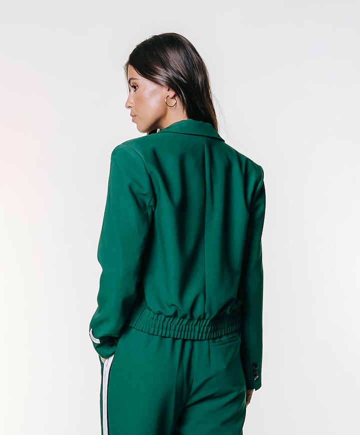 Dames blazer groen